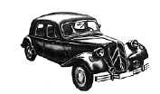 dessin de la Traction avant Citroen